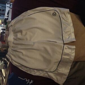 Men's White Athletic Shorts
